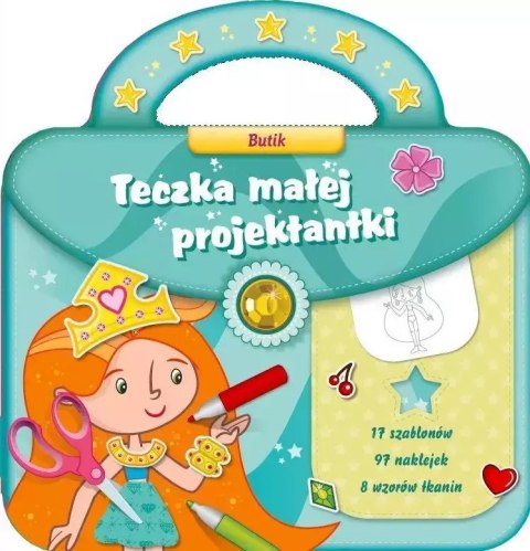 Teczka małej projektantki turkus 2. Butik Teczka małej projektantki turkus 2. Butik