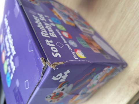 Zabawki Sensoryczne Miękkie klocki 6w1, Gryzak, Sensoryczna Wieża Karty Dla Dzieci Przecena 1