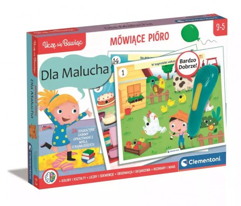 Clementoni Mówiące pióro 500 Pytań dla malucha 50944 Clementoni Mówiące pióro 500 Pytań dla malucha 50944