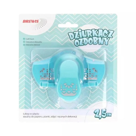 Dziurkacz ozdobny brzegowy - Falbanka 2,5cm Dziurkacz ozdobny brzegowy - Falbanka 2,5cm