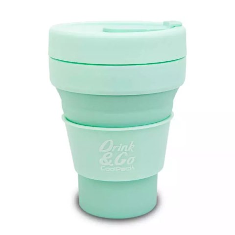 Kubek silikonowy 355 ml pastelowy powder mint Kubek silikonowy 355 ml pastelowy powder mint