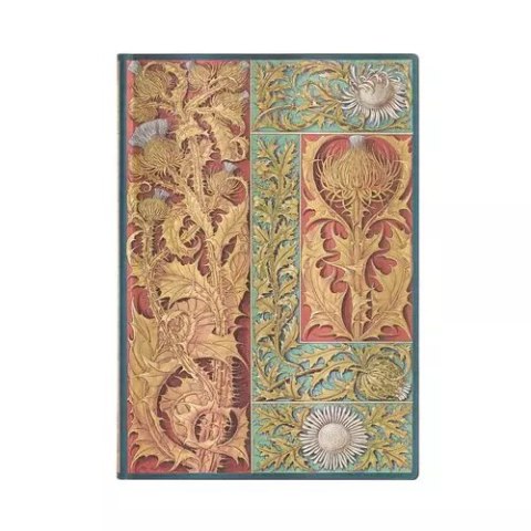 Notatnik gładki, Paperblanks Wild Thistle Midi Flexi Notatnik gładki, Paperblanks Wild Thistle Midi Flexi