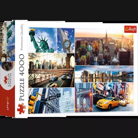 Puzzle 4000 elementów. Nowy Jork, kolaż Puzzle 4000 elementów. Nowy Jork, kolaż