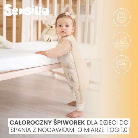 ŚPIWOREK DO SPANIA XL KRÓLICZKI BEŻOWY TOG 1.0