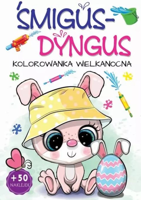 Śmigus-dyngus. Kolorowanka wielkanocna Śmigus-dyngus. Kolorowanka wielkanocna