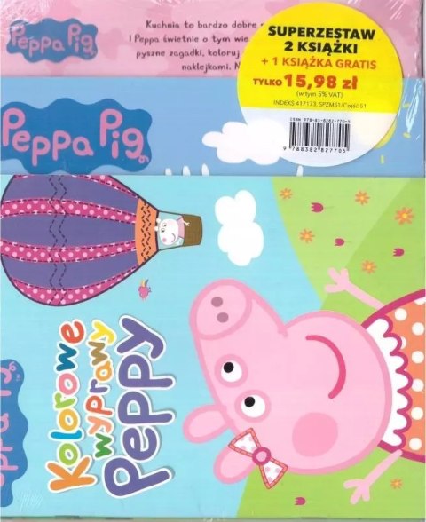 Zestaw 3 książeczek: Świnka Peppa Zestaw 3 książeczek: Świnka Peppa