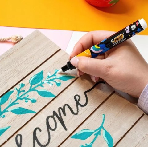 BIC INTENSITY MARKERY AKRYLOWE ZESTAW x20 WODOODPORNE PISAKI MAZAKI Z FARBĄ