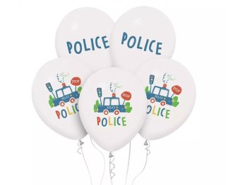 Balon Dekor 12 Police Go opakowanie 5 sztuk Pbh
