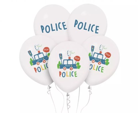 Balon Dekor 12 Police Go opakowanie 5 sztuk Pbh Balon Dekor 12 Police Go opakowanie 5 sztuk Pbh