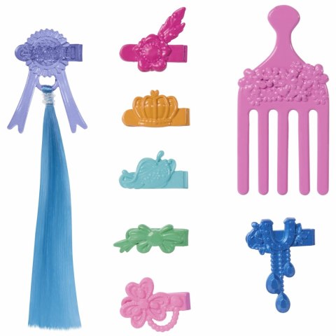 Barbie Konik Kucyk do stylizacji Tornado z długą grzywą do czesania i zabawy, zabawka koń dla dzieci