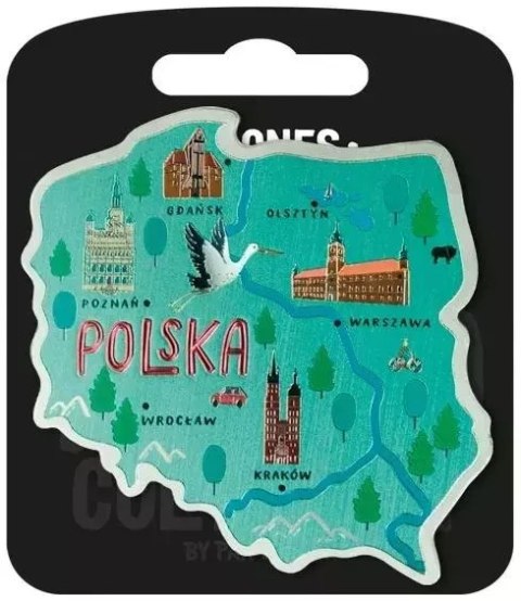 Magnes I love Poland Polska ILP-MAG-A-PL-03 Magnes I love Poland Polska ILP-MAG-A-PL-03