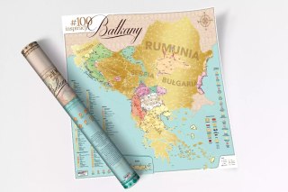 Mapa Zdrapka #100 inspiracji Bałkany