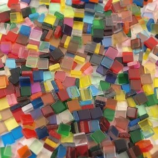 Mozaika transparentna Folia 5x5 mm 700 szt.