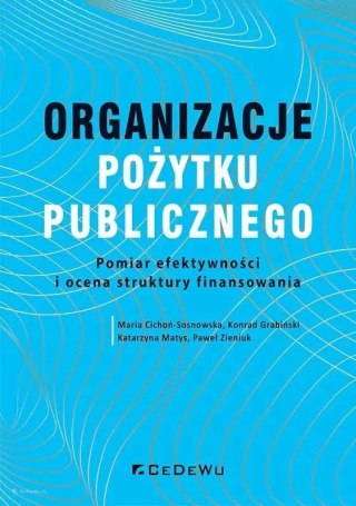 Organizacje pożytku publicznego. Pomiar efektywności i ocena struktury finansowania