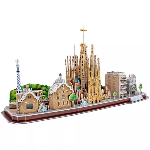 Puzzle 3D 186 elementów. City Line. Barcelona