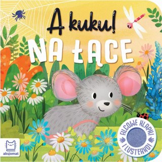 A kuku! Na łące. Filcowe klapki i lusterko