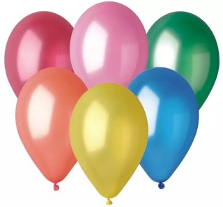Balon metaliczne kolorowe (50 sztuk)