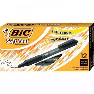 Długopis Soft Feel czarny (12szt) BIC