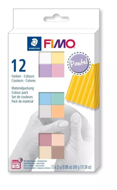 Fimo Soft 12x25g kolory Pastel Fimo Soft 12x25g kolory Pastel