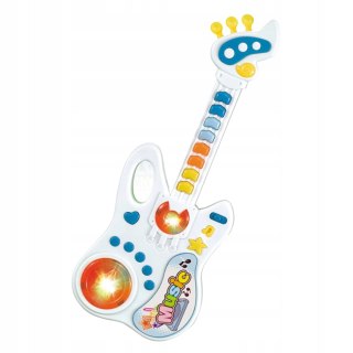 Gitara Interaktywna Dla Dzieci Instrument Muzyczny Efekty Świetlne Muzyka