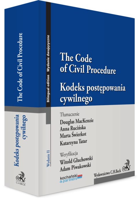 Kodeks postępowania cywilnego. The Code of Civil Procedure