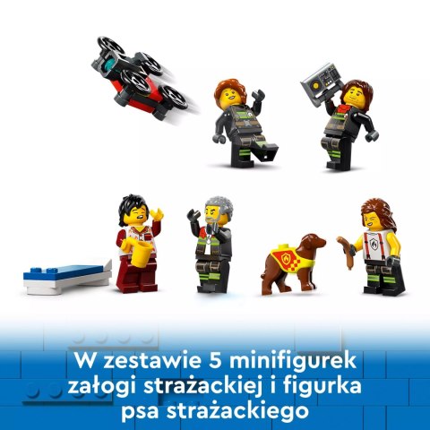 LEGO City Remiza strażacka z wozem strażackim 60414