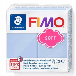 MODELINA FIMO w KOSTKACH 57g SOFT PASTEL T31 Błękit