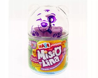 Misiolina Masa plastyczna niebieska 60g + foremka