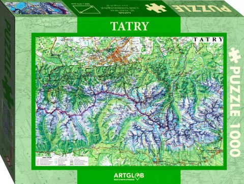 Puzzle 1000 Tatry mapa turystyczna 1:50 000 Puzzle 1000 Tatry mapa turystyczna 1:50 000