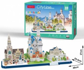 Puzzle 3D 178 elementów. City Line. Bawaria