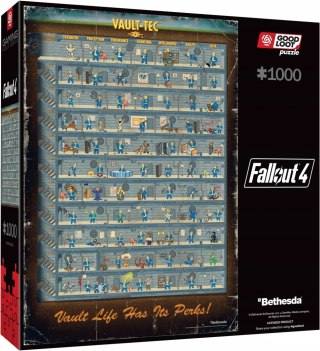 Puzzle Gaming FALLOUT 4 Perk Poster Good Loot 1000 elementów