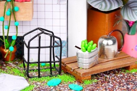 ROBOTIME Folding Wooden LED Model - House ROBOTIME Folding Wooden LED Model - House