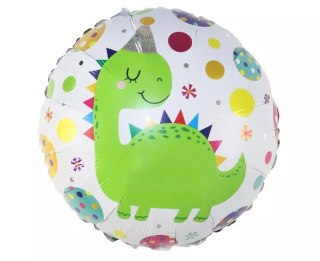 Balon foliowy Dinozaur w czapeczce, 18