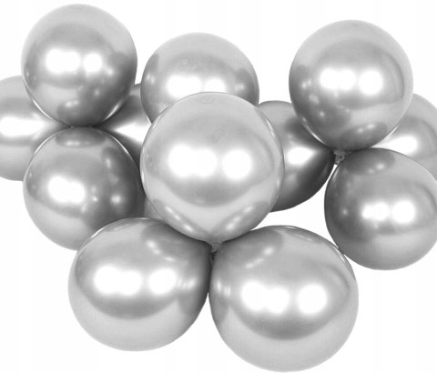 Balon srebrny klasyczny 50 szt. Balon srebrny klasyczny 50 szt.