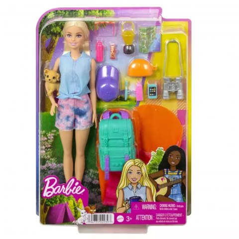 Barbie. HDF72 Lalka Malibu na kempingu + akcesoria Barbie. HDF72 Lalka Malibu na kempingu + akcesoria