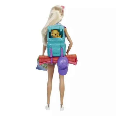 Barbie. HDF72 Lalka Malibu na kempingu + akcesoria Barbie. HDF72 Lalka Malibu na kempingu + akcesoria