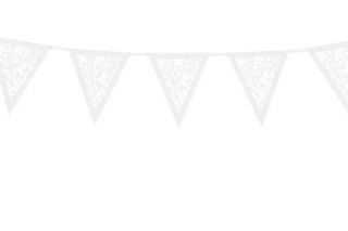 Girlanda papierowa perłowy 19.5x3m