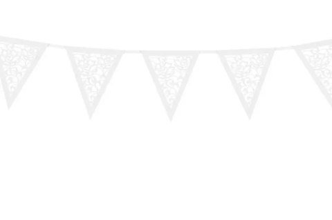 Girlanda papierowa perłowy 19.5x3m Girlanda papierowa perłowy 19.5x3m