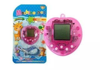 Gra elektroniczna tamagotchi różowa
