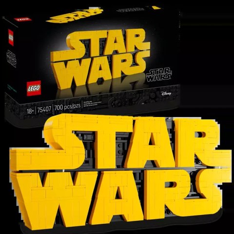 LEGO Star Wars™ Logo Star Wars™ zbudowane z klocków 75407