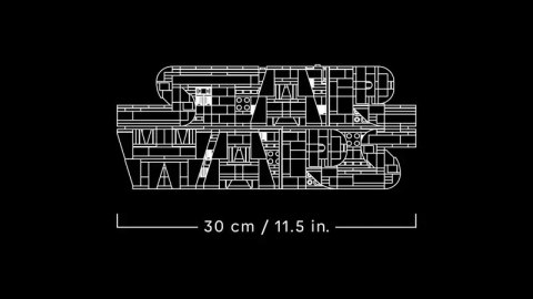 LEGO Star Wars™ Logo Star Wars™ zbudowane z klocków 75407