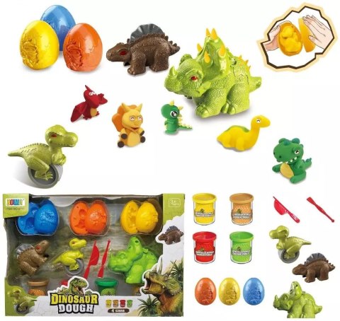 Masa plastyczna z foremkami dinozaury Masa plastyczna z foremkami dinozaury