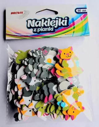 Naklejki piankowe Brewis 36 szt.