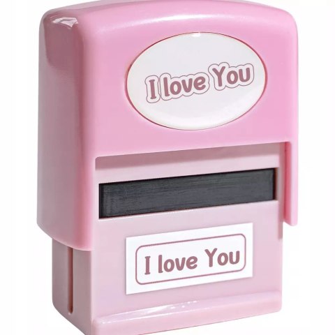 Pieczątka z napisem I love You Pieczątka z napisem I love You