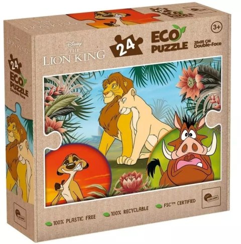 Puzzle 24 Król lew Eko dwustronne Puzzle 24 Król lew Eko dwustronne