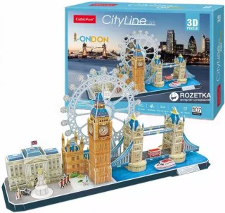 Puzzle 3D 107 elementów. City Line. London