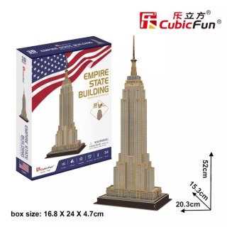 Puzzle 3D 66 elementów. Empire State Building