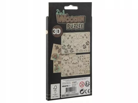 Puzzle 3D przestrzenne RUCHOME EKO CERTYFIKAT FSC