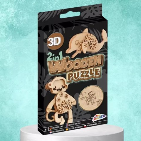 Puzzle 3D przestrzenne RUCHOME EKO CERTYFIKAT FSC