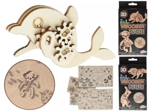 Puzzle 3D przestrzenne RUCHOME EKO CERTYFIKAT FSC